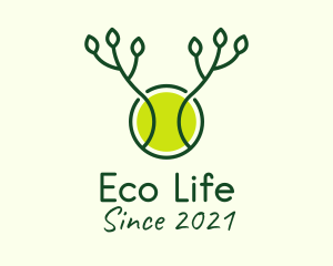 Eco Tennis Ball  logo design