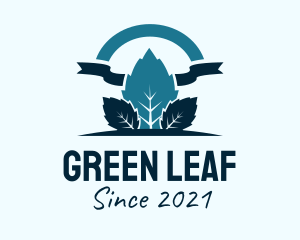 Mint Herbal Leaf logo design