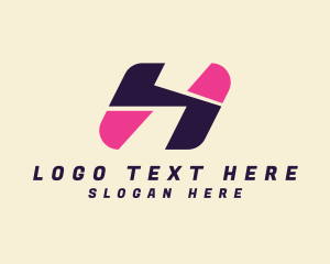 Fast Business Letter H logo