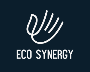 Leaf Hand Climate Action logo