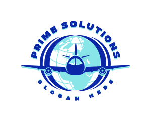 Global Flight Airplane Logo