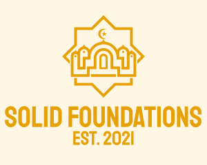Golden Muslim Mosque  logo