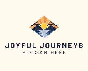 Summer Vacation Beach logo