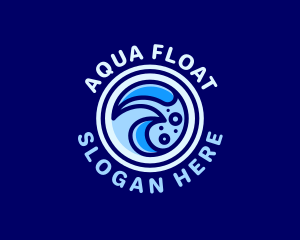 Creative Aqua Waves logo design