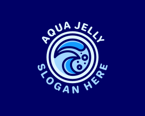 Creative Aqua Waves logo design