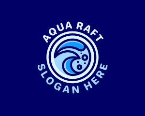 Creative Aqua Waves logo design