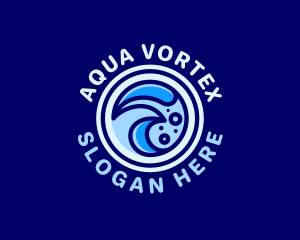 Creative Aqua Waves logo design