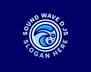 Creative Aqua Waves logo design