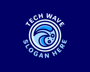 Creative Aqua Waves logo design