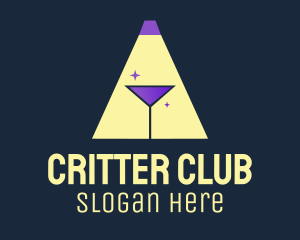 Cocktail Spotlight Pub logo design