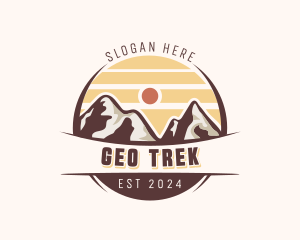 Nature Mountain Trekking  logo design