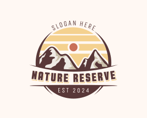 Nature Mountain Trekking  logo design