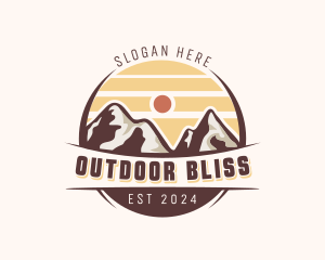 Nature Mountain Trekking  logo design