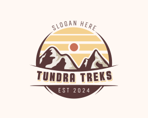 Nature Mountain Trekking  logo design