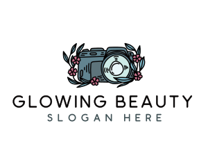 Photography Studio Floral Logo
