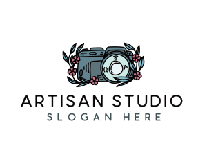 Photography Studio Floral logo design