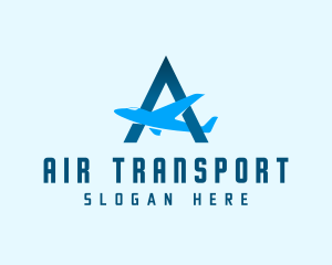 Tourism Aviation Letter A logo design