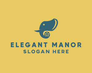 Elephant Movie Film logo design