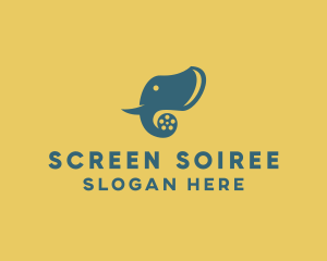 Elephant Film Reel logo design