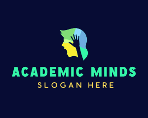 Scream Mind Hand logo design