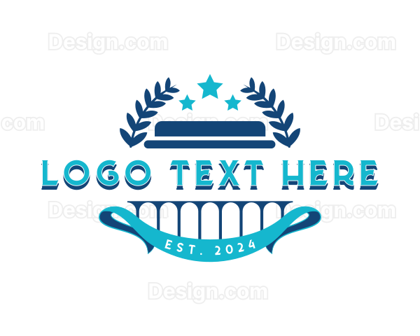 Greek Column Pillar Logo