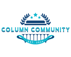 Greek Column Pillar logo