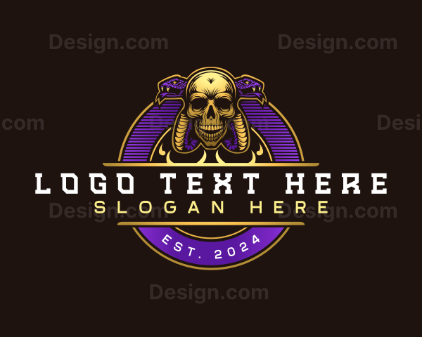 Gaming Serpent Skull Logo