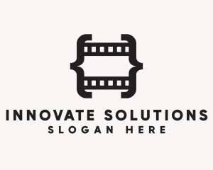 Filmstrip Bracket Movie Logo