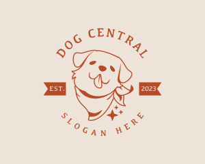 Pet Dog Scarf logo design