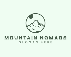 Natural Mountain Trek logo design