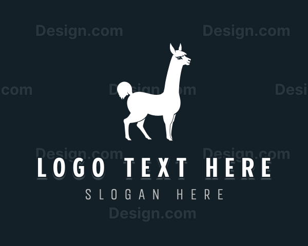 Alpaca Llama Zoo Logo