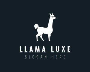 Alpaca Llama Zoo logo design