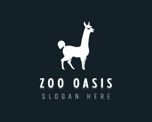 Alpaca Llama Zoo logo design