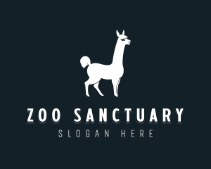 Alpaca Llama Zoo logo design