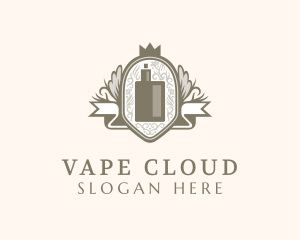 Premium Baroque Vape logo design