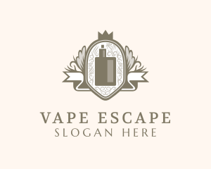 Premium Baroque Vape logo design