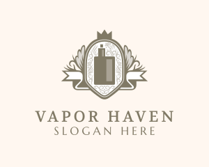 Premium Baroque Vape logo design