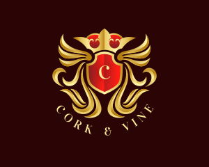 Luxury Crown Crest logo design