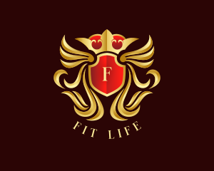 Luxury Crown Crest logo