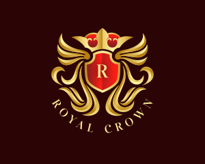 Luxury Crown Crest logo design