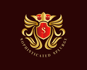 Luxury Crown Crest logo design