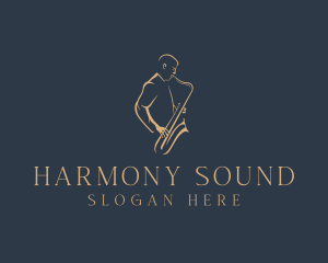 Saxophone Instrument Musician logo