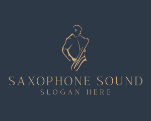 Saxophone Instrument Musician logo