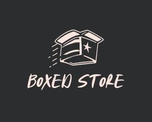 Fast Delivery Box logo design