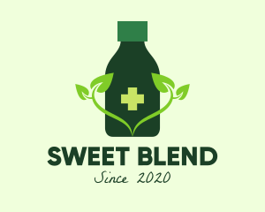 Natural Medicine Bottle  logo design