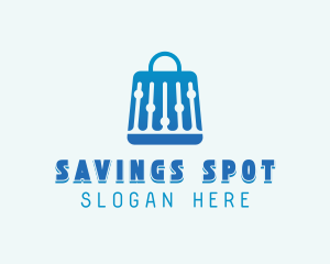 Shopping Bag Sale logo design