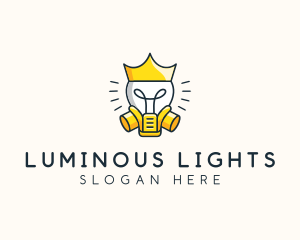 Royal Light Bulb logo design