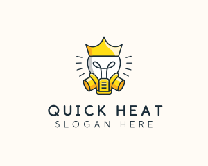 Royal Light Bulb logo design