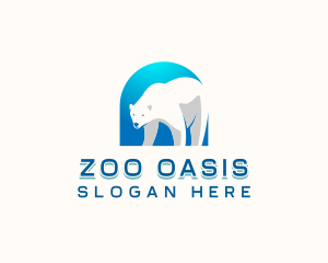 Polar Bear Zoo logo design