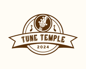 Musical Instrumental Guitar logo